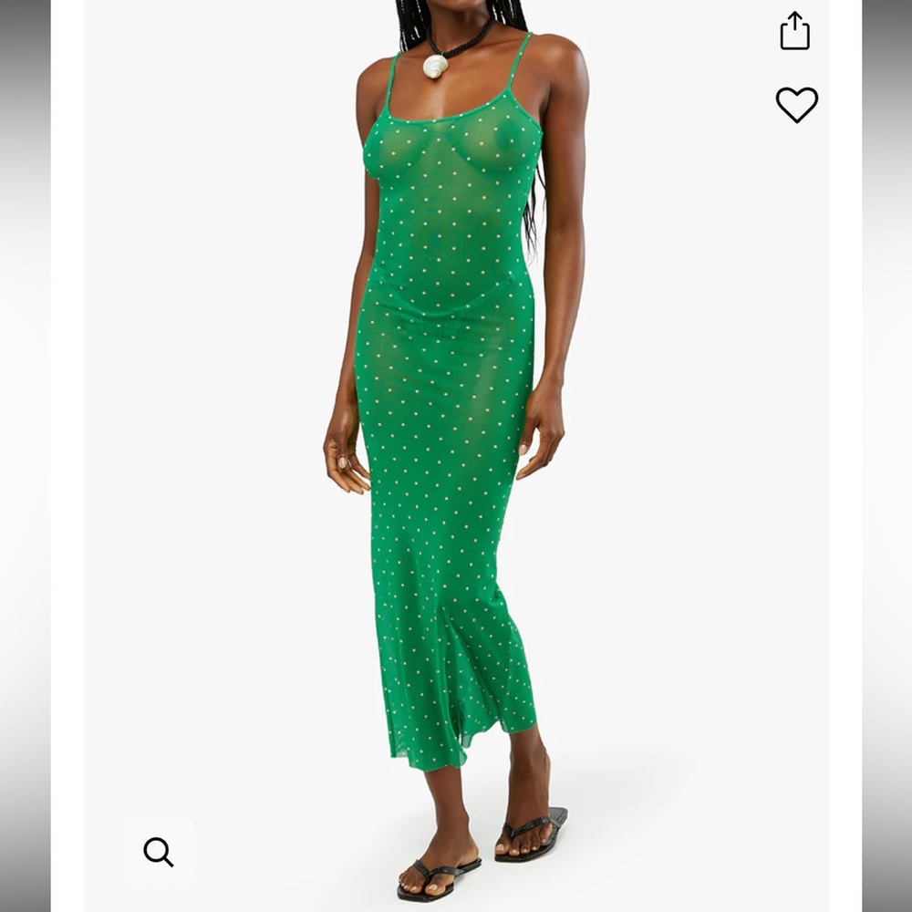 WeWoreWhat Green Sheer Swim Coverup